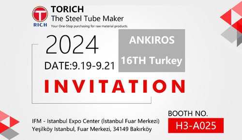 ข่าวล่าสุดของบริษัทเกี่ยวกับ ประกาศนิทรรศการ 2024 THE 16TH TURKEY INTERNATIONAL STEEL, FOUNDRY PRODUCTS TRADE FAIR