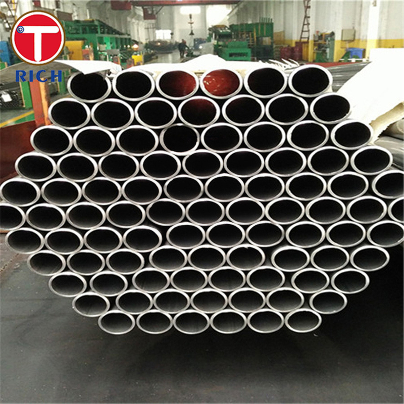 ท่อเหล็กโลหะผสมรีดร้อนท่อเหล็กกลมสแตนเลส JIS G3462 สำหรับเครื่องแลกเปลี่ยนความร้อน