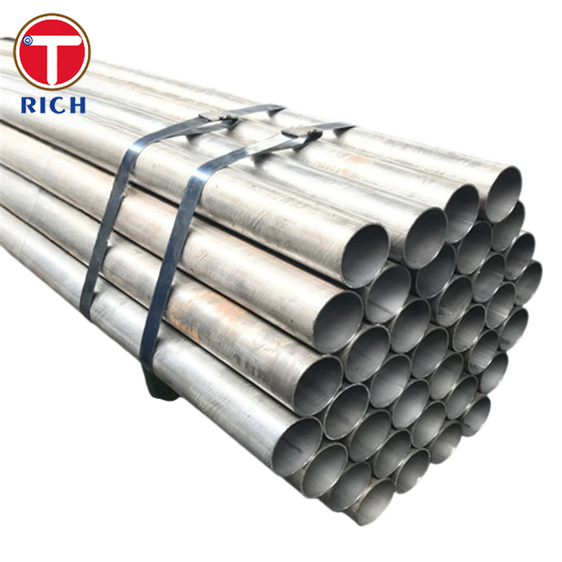 ท่อเหล็กโลหะผสมรีดร้อนท่อเหล็กกลมสแตนเลส JIS G3462 สำหรับเครื่องแลกเปลี่ยนความร้อน