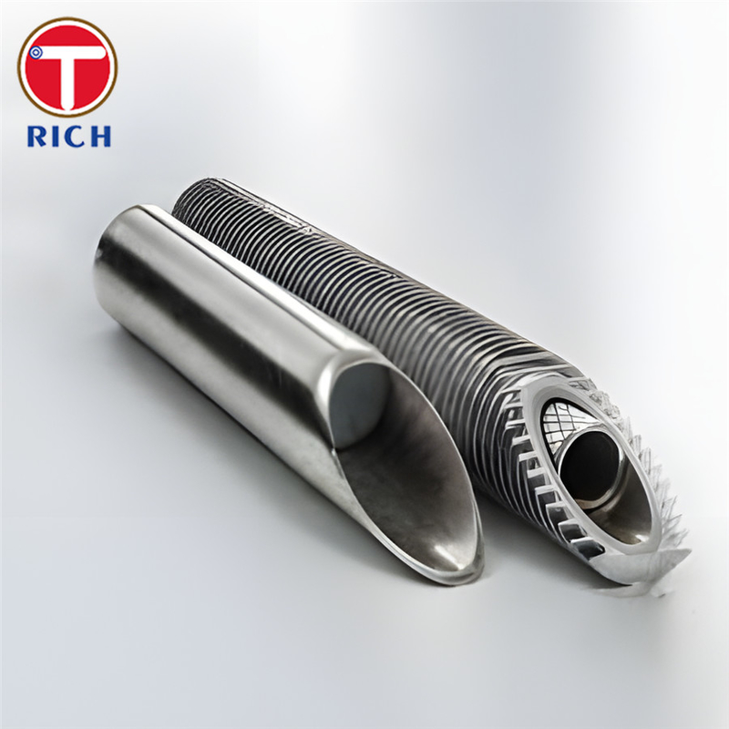 GB/T 24590 12Cr18Ni9 ท่อเหล็กไร้สแตนเลส ท่อเสริมสําหรับเครื่องแลกเปลี่ยนความร้อนที่มีประสิทธิภาพ