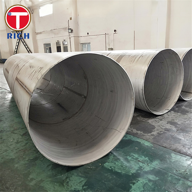 ASTM A409 TP201 ท่อเหล็กออสเตนไทม์ขนาดใหญ่ที่ผสมผสานสําหรับการใช้งานที่รุนแรงหรืออุณหภูมิสูง
