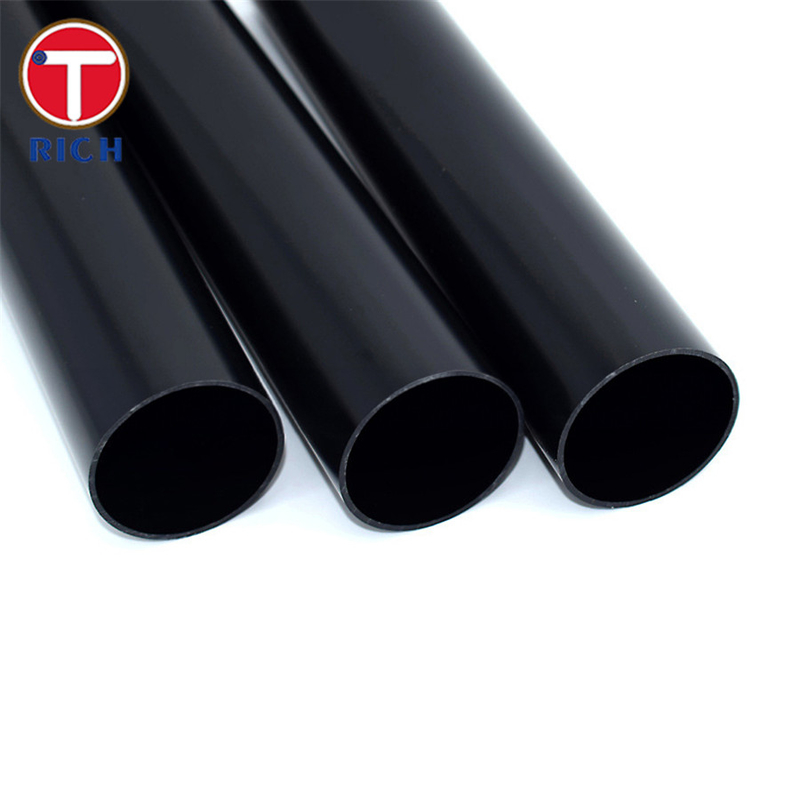 ASTM A1024 เกรด 50 ท่อสายเหล็ก สีดํา ท่อเหล็กเรียบปลาย ไม่มีรอย สําหรับการส่งของเหลวความดัน