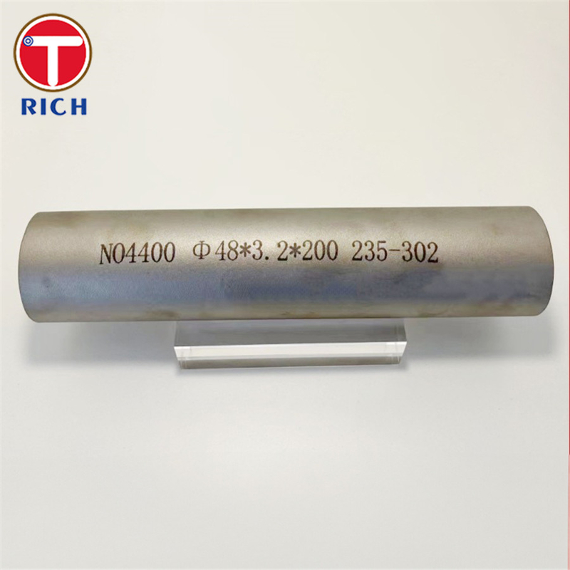 ASTM B165 โมเนล 400 ท่อเหล็กไร้รอย สังกะสีทองแดงไนเคิล UNS N04400 ท่อเหล็กไร้รอย สําหรับรถยนต์