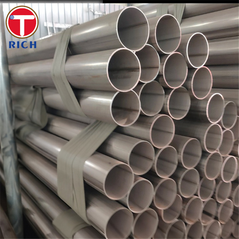 EN 10217-7 X2CrNi18-9 ท่อเหล็กไร้ขัด ท่อเหล็กผสมผสานสําหรับวัตถุปริมาณความดัน