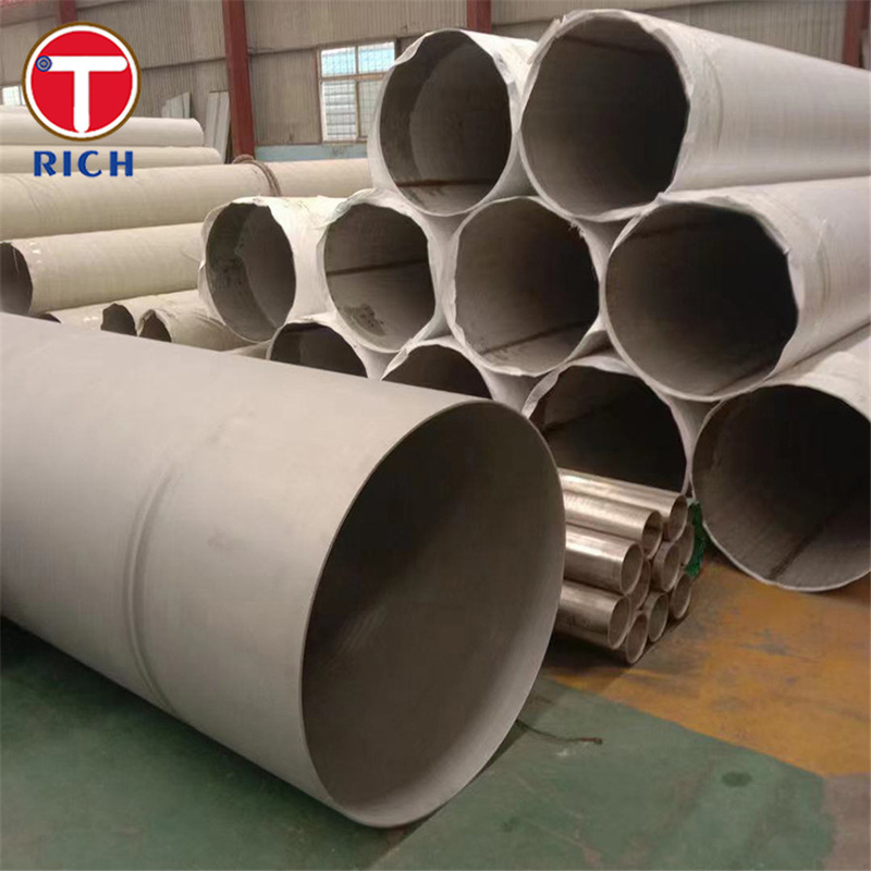 GB/T 12771 S30210 ท่อเหล็กไร้สแตนเลส austenitic ท่อผสมต่อกันไฟฟ้าสําหรับการขนส่งของเหลว