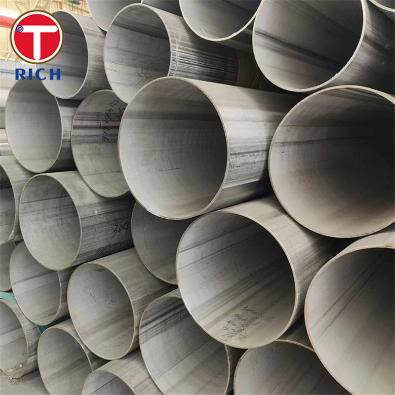 GB/T 12771 S30210 ท่อเหล็กไร้สแตนเลส austenitic ท่อผสมต่อกันไฟฟ้าสําหรับการขนส่งของเหลว