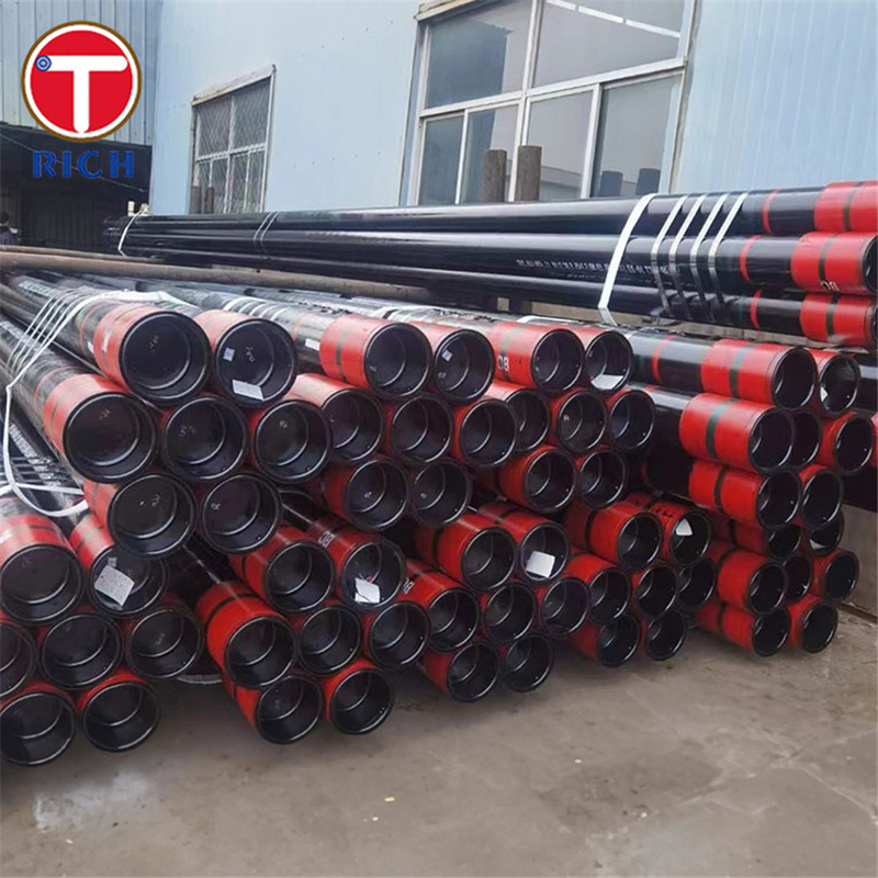 API 5CT/API SPEC 5CT H40 ท่อเหล็กสแตนเลสไร้สายสําหรับการแปรรูปน้ํามัน