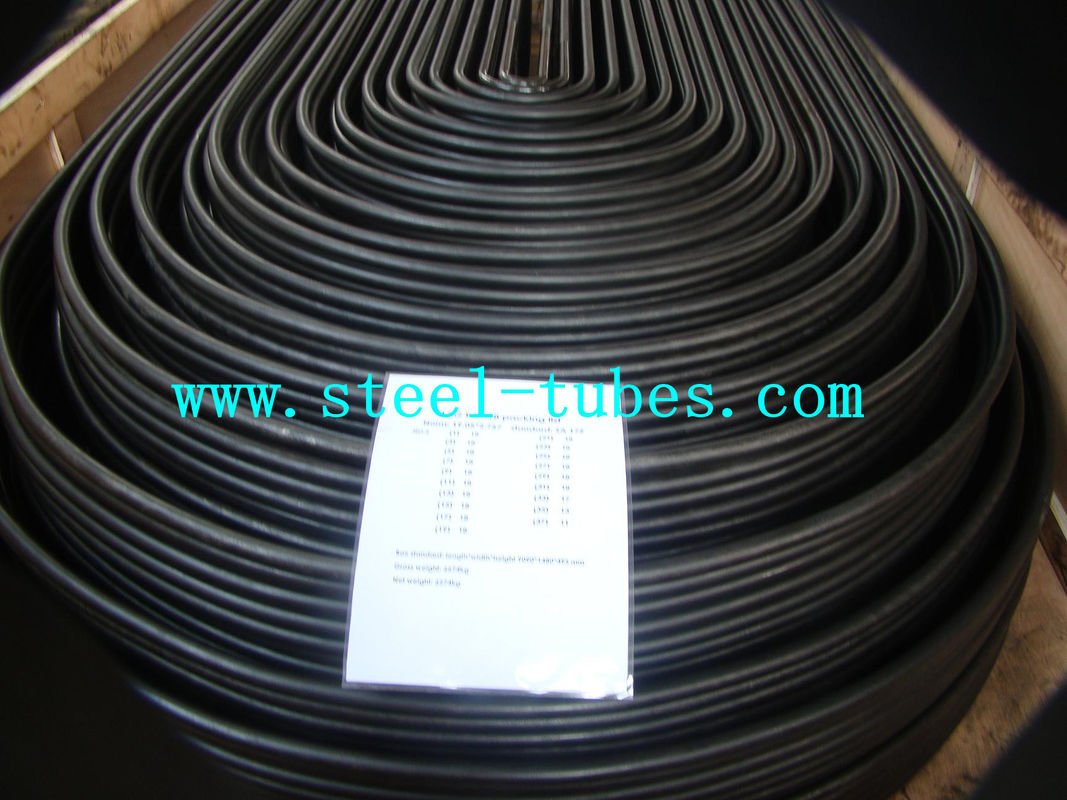 U Bend Tube A 556 / 556M ท่อคาร์บอนแบบไม่มีรอยต่อท่อรีดเย็นสีดำ