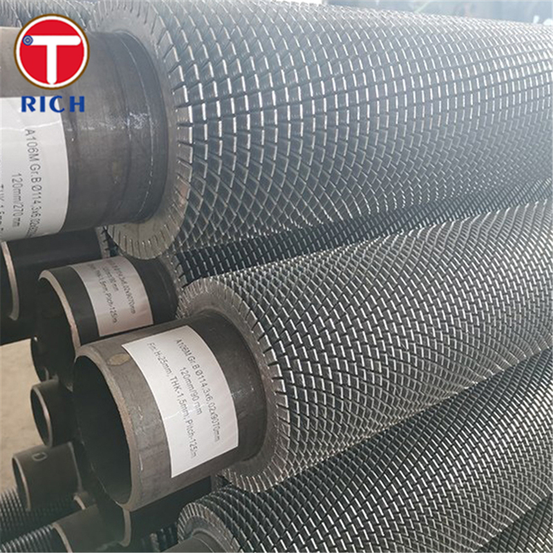 ท่อครีบเกลียวสำหรับเครื่องแลกเปลี่ยนความร้อนในอุตสาหกรรม พร้อมประสิทธิภาพการถ่ายเทความร้อนสูงและการยึดติดครีบที่แข็งแรง