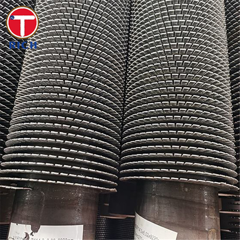 ท่อครีบเกลียวสำหรับเครื่องแลกเปลี่ยนความร้อนในอุตสาหกรรม พร้อมประสิทธิภาพการถ่ายเทความร้อนสูงและการยึดติดครีบที่แข็งแรง