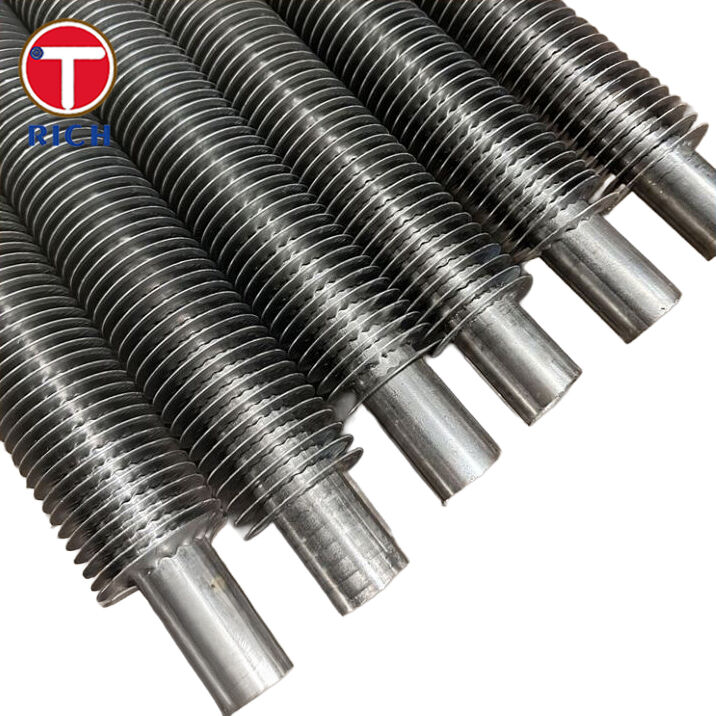 ท่อครีบพันแบบ L-Foot เหล็กอัลลอย สำหรับเครื่องแลกเปลี่ยนความร้อน พร้อมการถ่ายเทความร้อนที่เพิ่มขึ้น