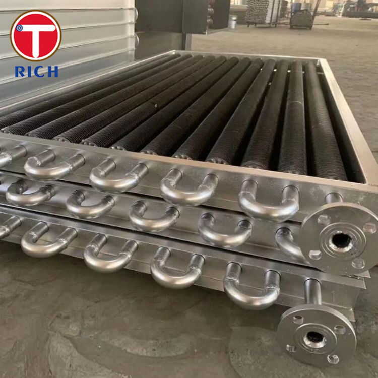 ท่อครีบชนิด L-Foot Tension Wound L-Type อะลูมิเนียมสำหรับเครื่องแลกเปลี่ยนความร้อนทนต่อการกัดกร่อน