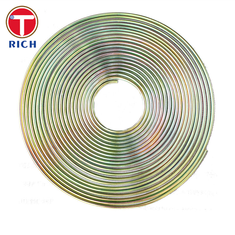 หลอด Bundy Tube Double-Wall Low Carbon Steel Tube ทองแดงเคลือบสําหรับใช้ในรถยนต์