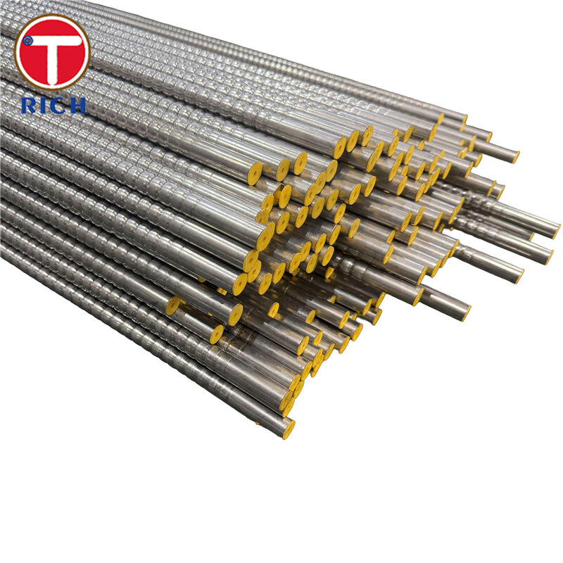 ท่อท่อเหล็กไร้สแตนเลสท่อท่อคลื่นแข็งสําหรับบริการแก๊สที่มีเกรดแลกเปลี่ยนความร้อนและความทนทานต่อการกัดกร่อน