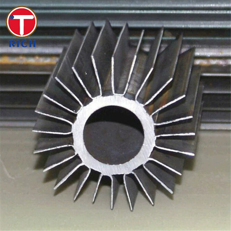 ท่อครีบตามยาวเชื่อมทนต่อการกัดกร่อน พร้อมทนต่ออุณหภูมิสูงเพื่อเพิ่มการถ่ายเทความร้อนในเครื่องแลกเปลี่ยนความร้อนน้ำมัน