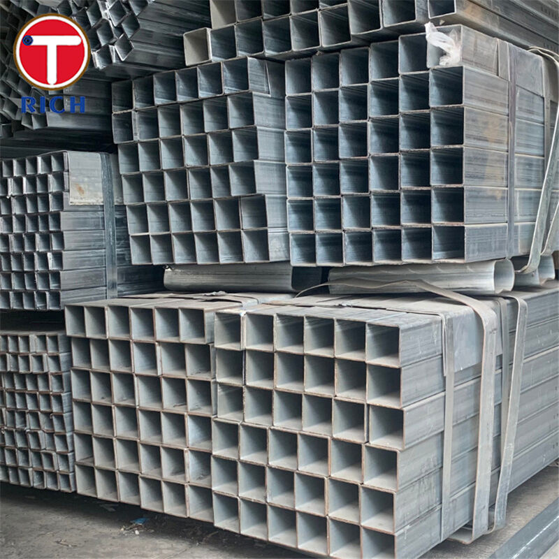 Q235 ท่อสี่เหลี่ยมที่เชื่อมจากสแตนเลสโครงสร้างคาร์บอนสําหรับการใช้งานในสถาปัตยกรรม