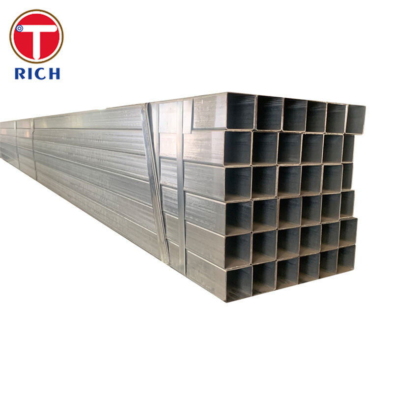 Q235 ท่อสี่เหลี่ยมที่เชื่อมจากสแตนเลสโครงสร้างคาร์บอนสําหรับการใช้งานในสถาปัตยกรรม