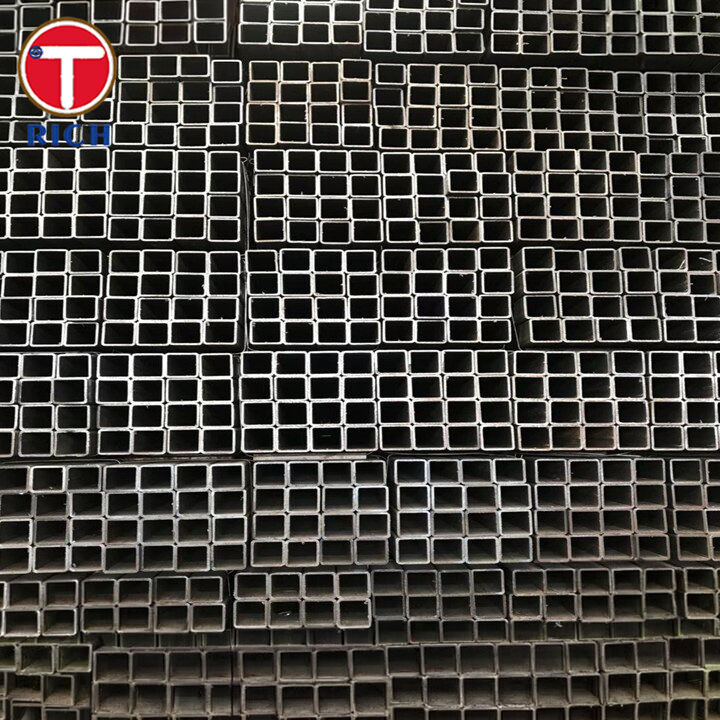ASTM A500 Grade C Cold Formed welded Carbon Steel Structural Square Tubing with 50 ksi Yield Strength สายท่อโครงสร้างสี่เหลี่ยมที่มีความแข็งแรง 50 ksi