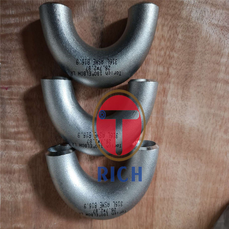 3 Way Weld ท่อสแตนเลสสแตนเลส Elbow Annealed ผิวดิน 2605 มาตรฐาน