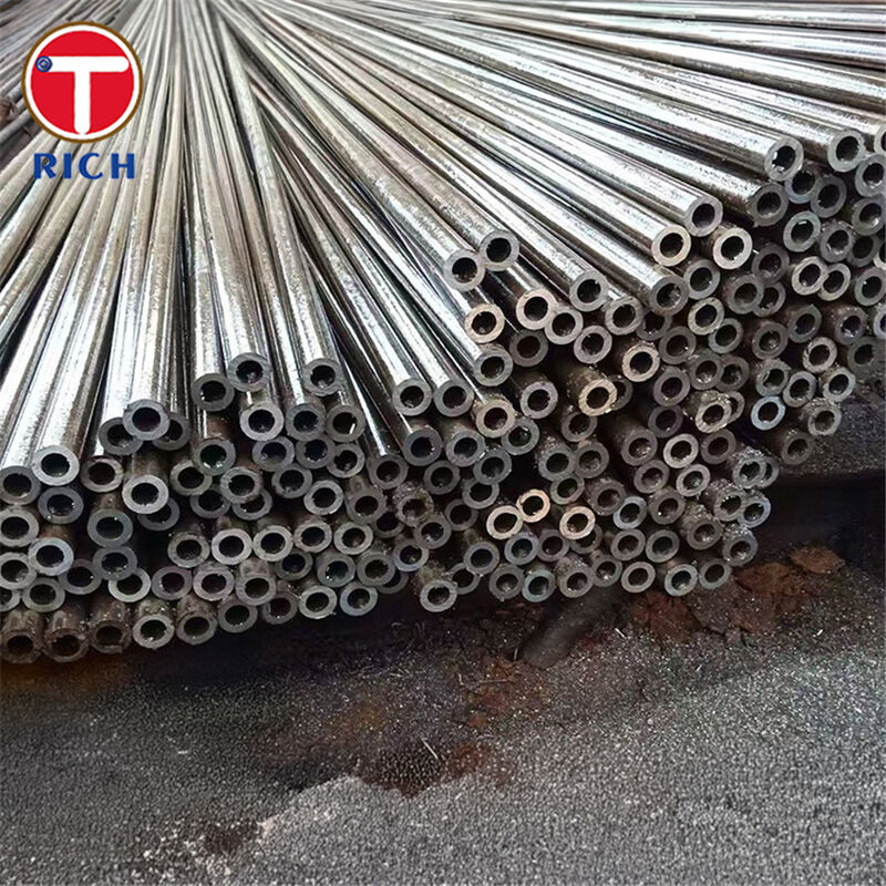 ท่อเหล็กคาร์บอน E235N แบบไร้ตะเข็บดึงเย็นด้วยระบบไฮดรอลิกความแม่นยำสำหรับยานยนต์ที่มีความเรียบผิว Ra ≤ 4 μm
