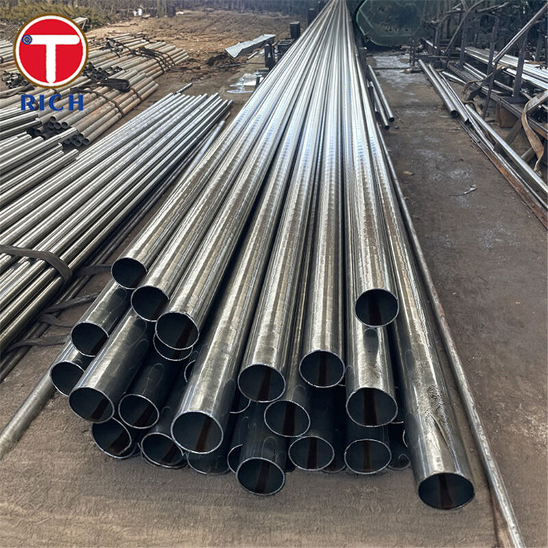 ท่อเหล็กคาร์บอน E235N แบบไร้ตะเข็บดึงเย็นด้วยระบบไฮดรอลิกความแม่นยำสำหรับยานยนต์ที่มีความเรียบผิว Ra ≤ 4 μm