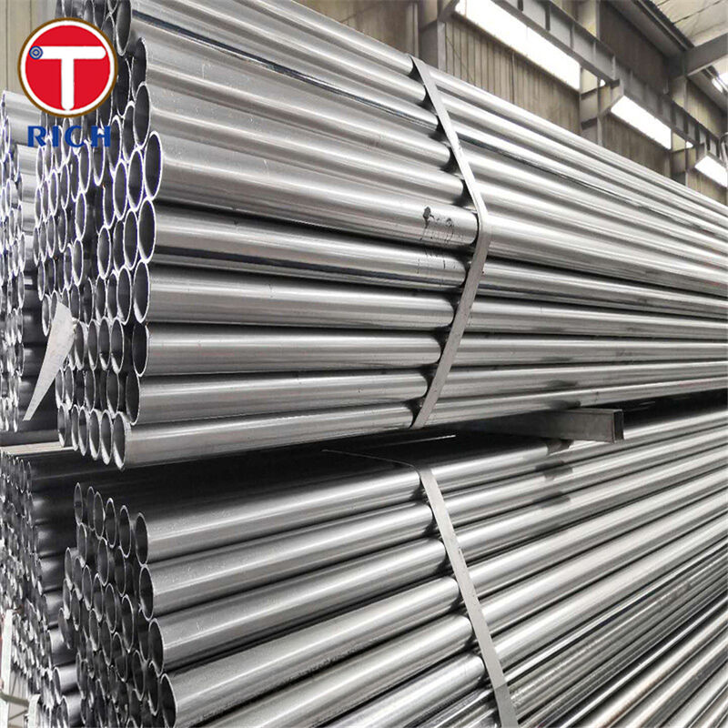 ACMS ASTM A787 หลอดเหล็กอัลลูมิเนียมที่มีเคลือบอะลูมิเนียม-ซิลิคอนสําหรับระบบระบายน้ําออก โดยใช้เทคนิค ERW