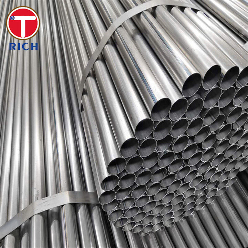 ACMS ASTM A787 หลอดเหล็กอัลลูมิเนียมที่มีเคลือบอะลูมิเนียม-ซิลิคอนสําหรับระบบระบายน้ําออก โดยใช้เทคนิค ERW