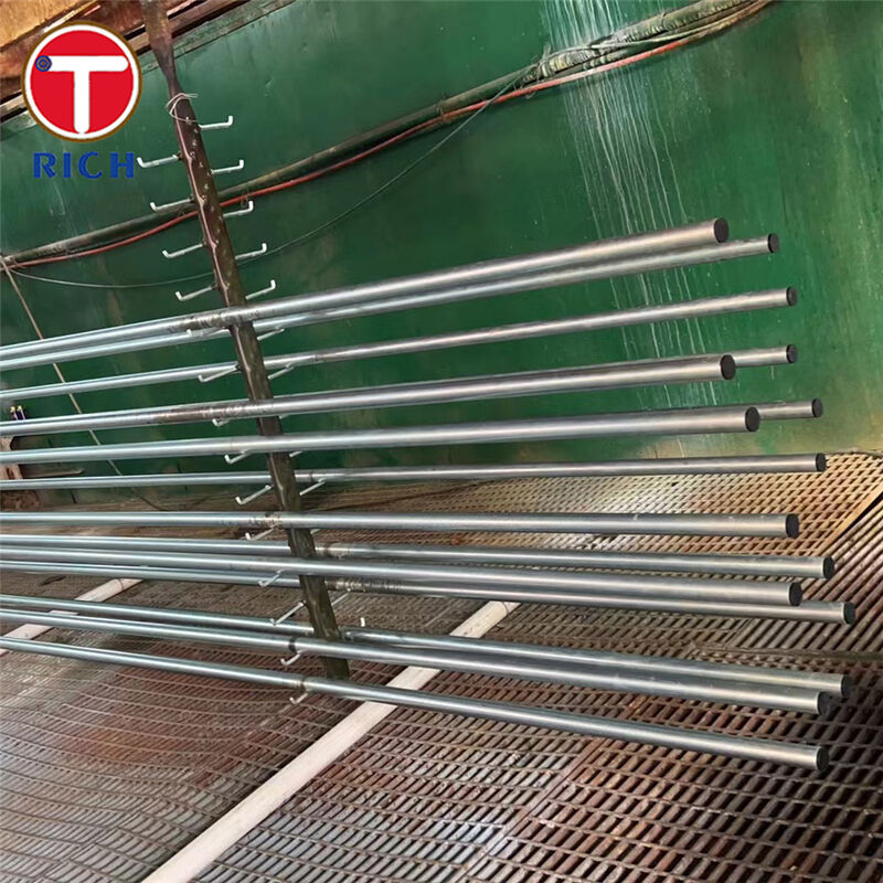 ท่อเหล็กไร้ตะเข็บกลวงเหล็กคาร์บอน E355+N แบบดึงเย็นความแม่นยำสูงสำหรับการใช้งานทางกล