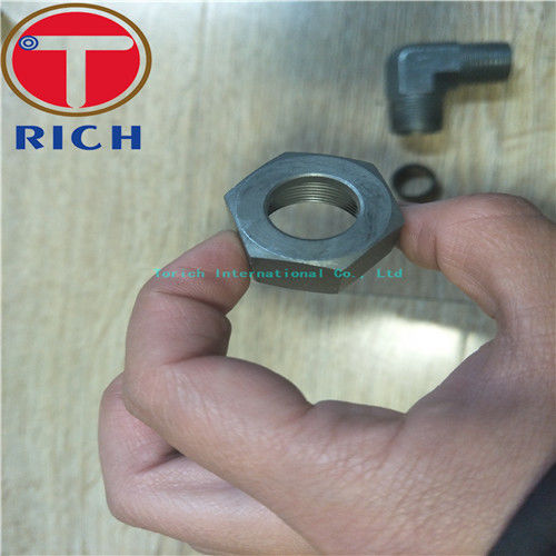 ข้อต่อข้อศอกเกลียวท่อเหล็กกล้าคาร์บอน TCT06-02R สำหรับท่อน้ำมัน