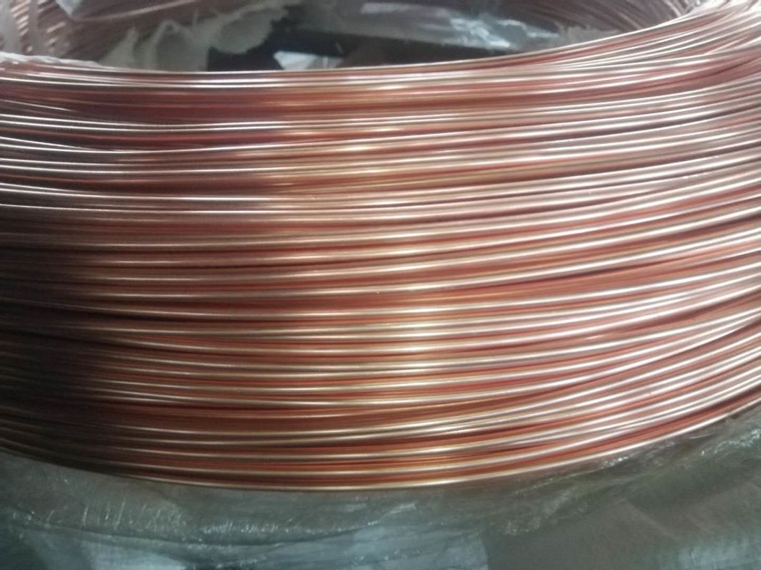 ASTM A254 ZInc การชุบท่อเหล็ก Bundy แบบเชื่อมผนังสองชั้นสำหรับเครื่องระเหย