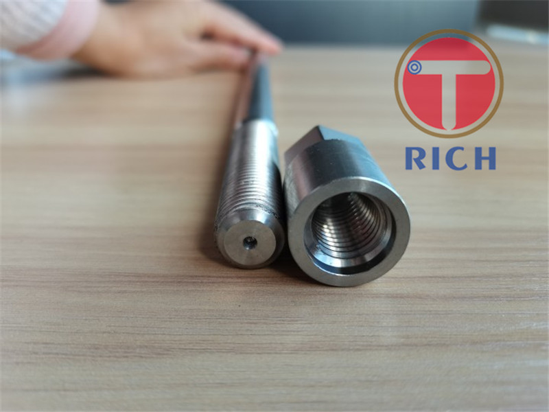 Cnc 5052 Metal Machining Parts Turning Hole Male And Female Threaded Extension Shaft