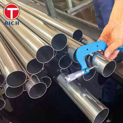 ราคาดี ASTM A928 S31200 ท่อเหล็กไร้สแตนเลสแบบสองแบบ ไฟฟิวชั่นไฟฟ้าที่เชื่อมด้วยการเพิ่มโลหะฟิลเลอร์ ออนไลน์