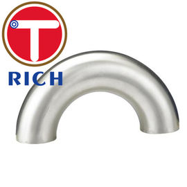 ราคาดี Asme มาตรฐาน B16.9 Din 2605 ศอกสแตนเลส 180 องศารูปร่างเท่ากับ ออนไลน์