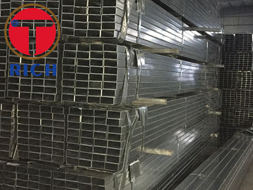 ราคาดี ASTM A179 A106 ท่อเหล็กชุบสังกะสีสี่เหลี่ยม GI Hollow Section Pipe สำหรับงานก่อสร้าง ออนไลน์