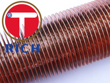 ราคาดี C10200 ท่อครีบต่ำที่ไร้รอยต่อแบบดึงเย็นสำหรับหม้อไอน้ำและอุปกรณ์แลกเปลี่ยนความร้อน ออนไลน์