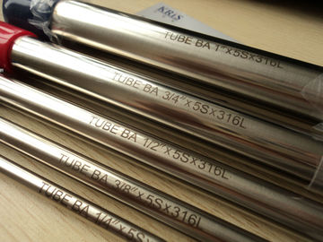 ราคาดี 20 มม. Bright Annealed Stainless Steel Tubing ASTM A269 TP304 / 304L, TP316 / 316L ออนไลน์